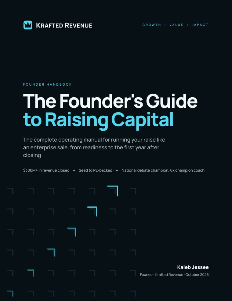 Cover of The Founder's Guide to Raising Capital by Kaleb Jessee